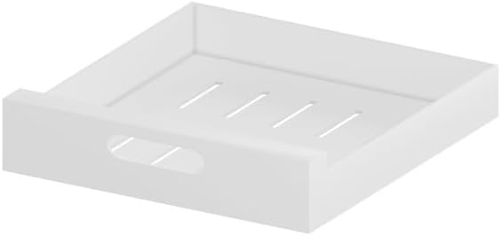 Pull Out Cabinet Organizer, 16.9 Deep Slide Out Drawers with Adhesive Nano Film No Drill Roll Out Shelf for Kitchen Cabinets Pantry Bathroom (White)
