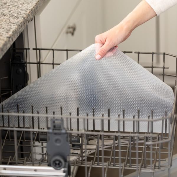 Duck Brand Clear Classic EasyLiner Shelf Liner, Non-Adhesive, Clear, 20 Inches x 24 Feet, 2 Rolls
