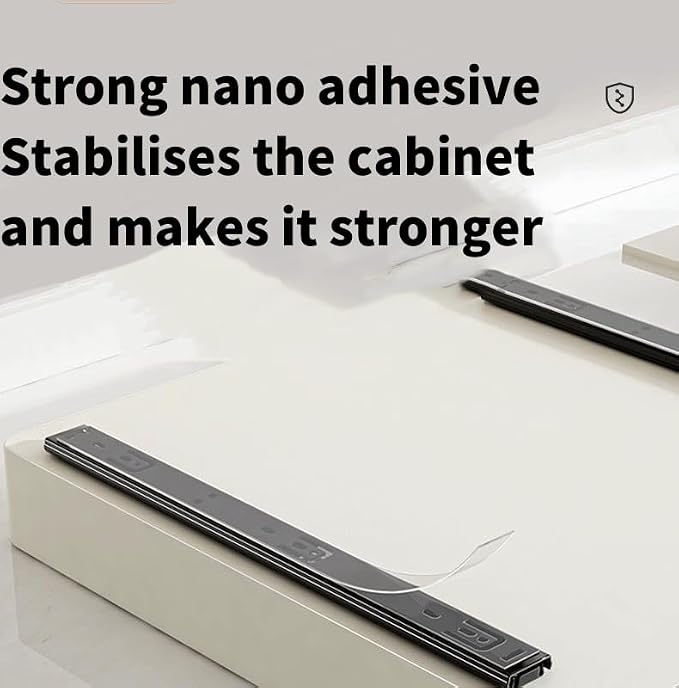 Pull Out Kitchen Cabinet niser Slide Out Drawers for Cupboards No Drill Extendable Storage Solution Easy Stick On Design 40cm Wide Pull Out Drawer System,Width 25cm