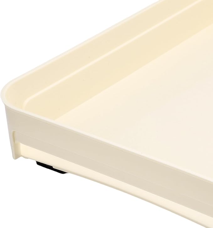 FILFEEL Pull Out Cabinet No Drill Slide Out Drawer Under Sink Storage Tray with ThreeSection Sliding Rails for Kitchen and Bathroom – 16.73 X 12.01 Inch PP Pull Tray