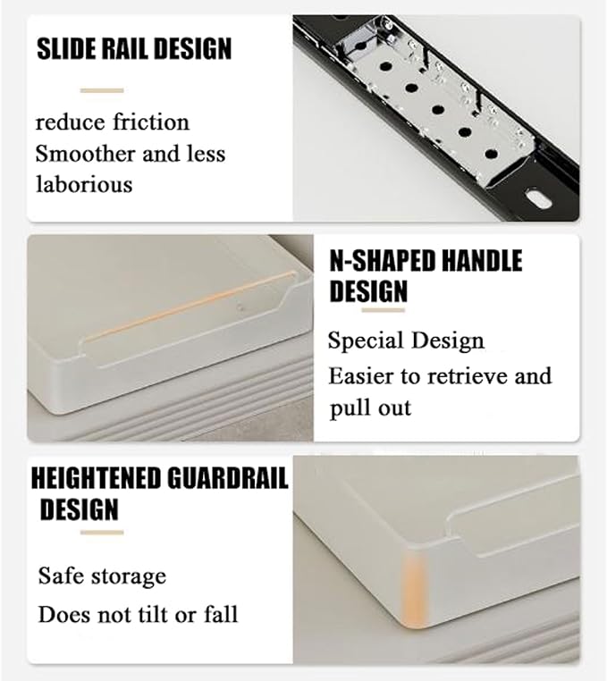 Kitchen Organizer Pull Out Drawers* Pull-Out Kitchen Storage Drawer,Pull-out Kitchen CupboardTelescopic Drawer Pull Out Drawer Kitchen Expandable Pull Out Drawers Pull Out Cupboard Organizer No Drilli