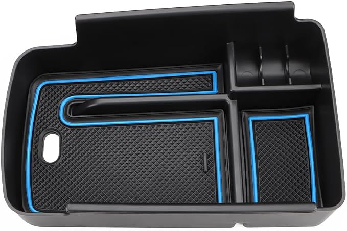 MARCHFA Center Console Organizer Tray Compatible for 2024 2025 2026 Buick Envista Accessories Armrest Storage Box Tray Organizer Middle Console Insert Holder (Blue)