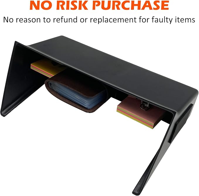 for VW Atlas and Cross Sport Accessories Center Console Organizer 2018 2019 2020 2021 2022 2023 Insert ABS Armrest Box Secondary Storage (Not fit for 2024)