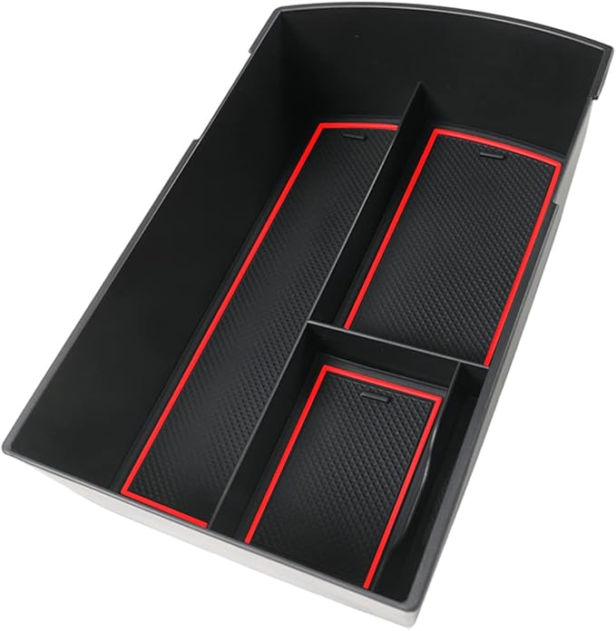 SHAOHAO for 2025 2026 Subaru Ascent Center Console Organizer for 2019-2026 Subaru Ascent Accessories Base/Premium/Onyx Edition/Limited/Onyx Edition Limited/Touring Double Space Armrest Insert Tray