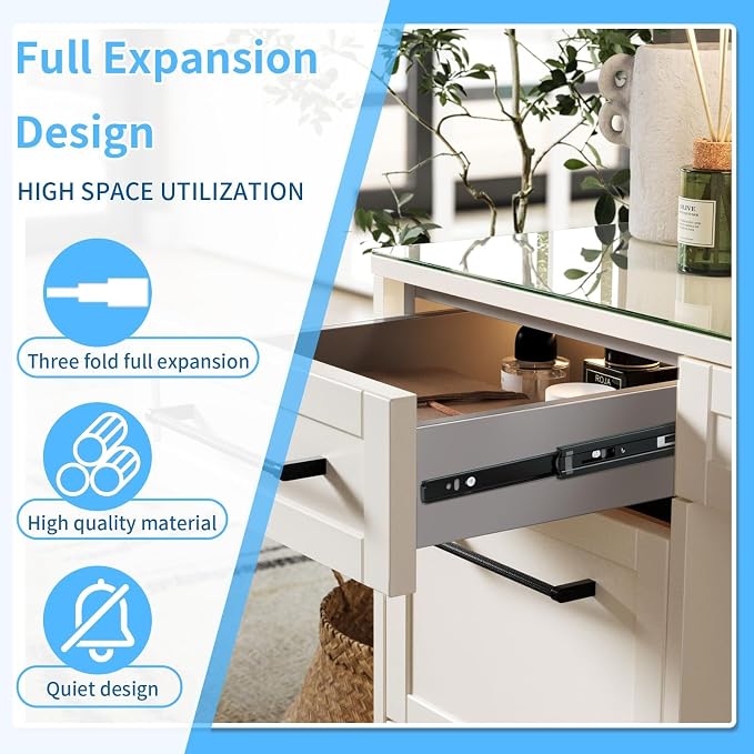 Soft Close Drawer Slides 1 Pair Full Extension 12 14 16 18 20 22 24 inch Side Mount Pull Out Kitchen Cabinet Rails Bracket Replacement Ball Bearing Tracks kit Guide Runner 100 LB Capacity