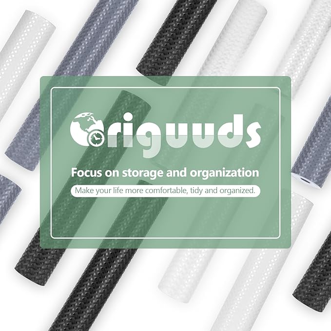 Shelf Liners, Non-Adhesive Drawer Liner, Waterproof & Oil-Proof Kitchen Cabinet Cupboard Liner Plastic EVA Material BPA Free Fridge Liner Mats Paper Protector for Shelves (White/12in x 120in)