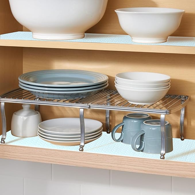 Shelf Liners for Kitchen Cabinets 20 Inch Wide X 20 Ft Non Adhesive Cabinet Drawer Liner Non Slip Water Oil-Proof Strong Grip Pantry Refrigerator Shelves Bathroom Drawer Mat Cupboard Closet Liner