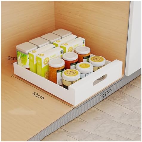 Pull Out Drawers for Cabinets Pull Out Cabinet Organizer Expandable Drawer Pull Out Drawer Kitchen Organizer Kitchen Cabinet No Drilling and Nailing Required Pull