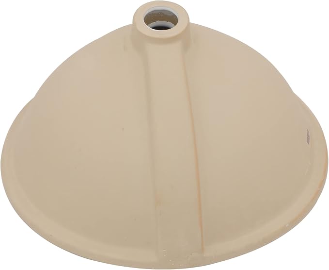 Lordear Undermount Bathroom Sink 18x15 Inch Oval Vessel Sink White Porcelain Ceramic Bathroom Vanity Sink Under Counter Lavatory Basin with Overflow Modern Art Basin