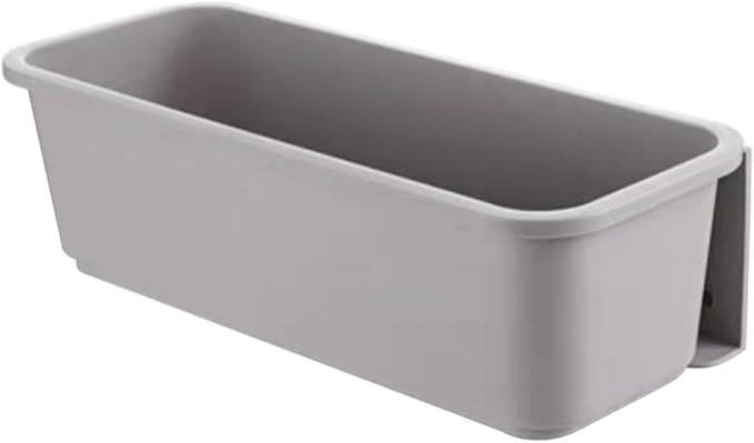 Shelf Pull out Drawer Storage Organizer for Kitchen Cabinets Gray Wall-mounted No-drill Storage Box Sliding Drawer Space-saving Kitchen Pantry and Sink