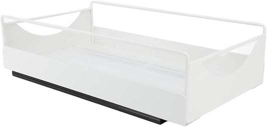 Pull Out Shelves Easy Installation Sliding Drawer Storage Shelves for Cabinets Pantry (Medium: Approx. 17.6x16.2x10cm / 6.93x6.38x3.94in)