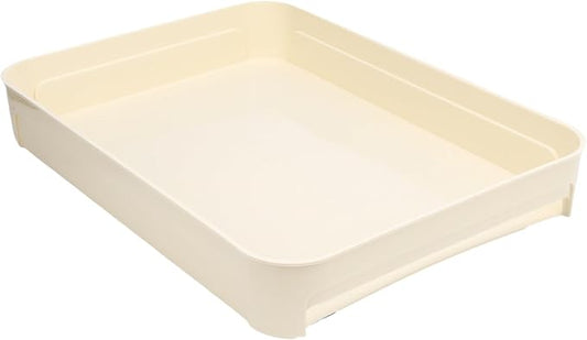 Pull Out Cabinet Organizer, Slide Out Drawer for Under Sink Storage, No Drill Sliding Tray with Rail, Bathroom Vanity Shelf
