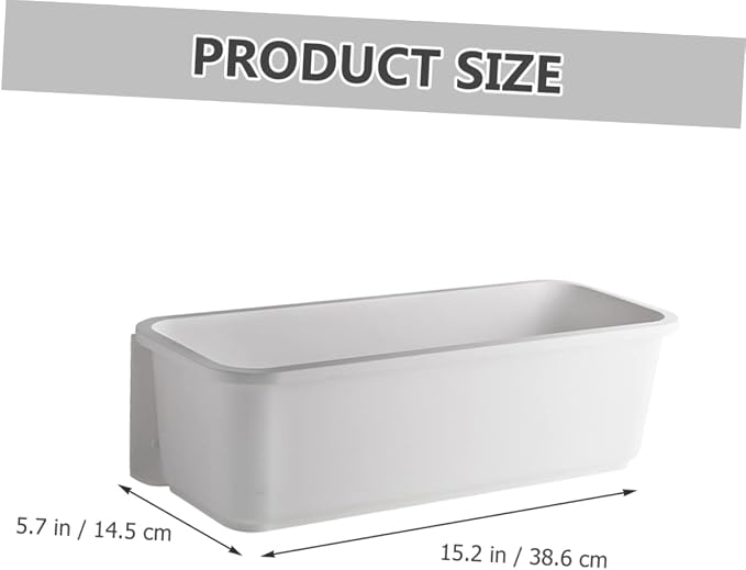 Self-adhesive Wall Mount Storage Container Expandable Hanging Organizer for Kitchen Bathroom Closet