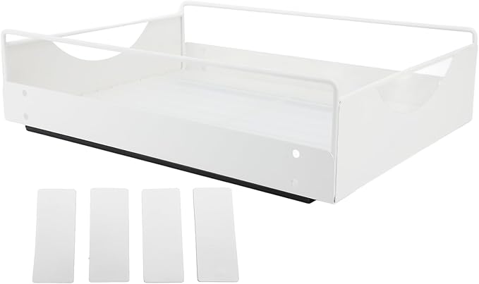 Estink Pull Out Cabinet Organizer Cabinet Drawers Slide Out Kitchen Pull Out Drawers for Cabinets Slide Out Pantry Shelves No Drill Installation with Smooth Glide (L)