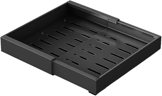 Pull Out Cabinet Organizer Fixed, Pull Out Drawers for Cabinets, No Drill Roll Out Shelves Adhesive, Sliding Under Sink Storage Organization for Kitchen