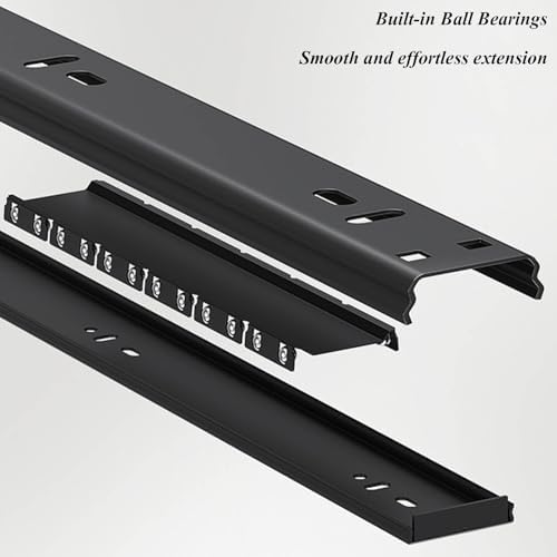 2-Pack Under Sink Organizer - Expandable Pull-Out Sliding Drawers for Bathroom & Kitchen, Adjustable Length Multi-Purpose Roll-Out Shelf for Efficient Storage Solutions