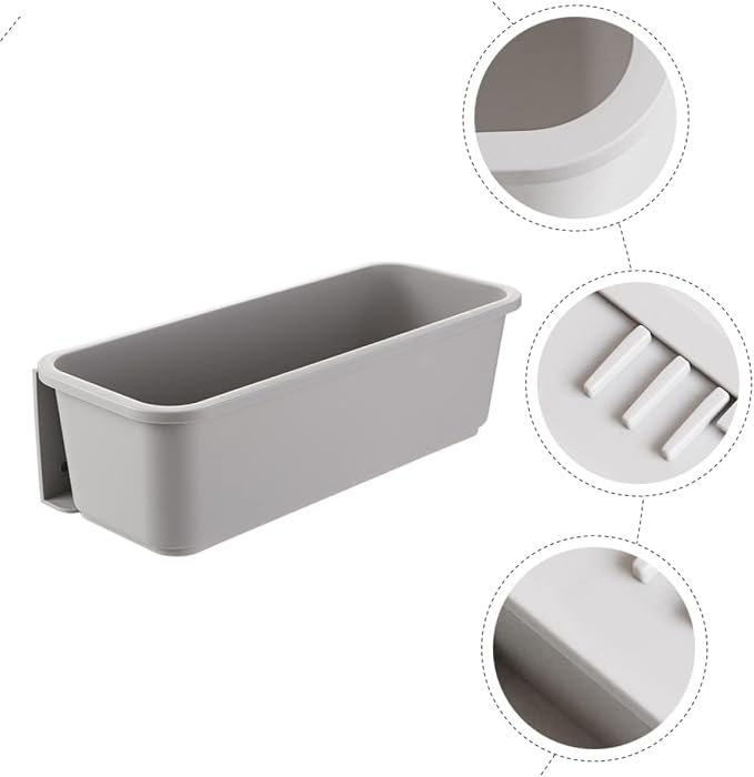 Wall-Mounted Knife Rack Storage Box Kitchen Under Shelf Organizer Pull-Out Drawer for Cabinets No-Drill Design Space-Saving Kitchen Accessories