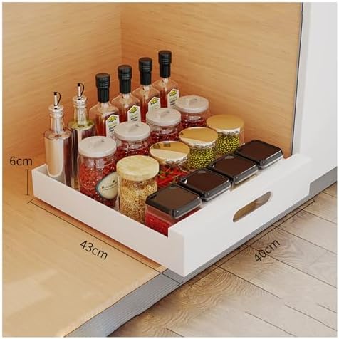 Pull Out Drawers for Cabinets Pull Out Cabinet Organizer Expandable Drawer Pull Out Drawer Kitchen Organizer Kitchen Cabinet No Drilling and Nailing Required Pull