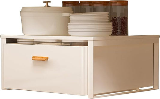 Pull Out Drawers for Cabinets Cabinet Extendable Basket Expandable Drawer Pull Out Drawer Drawer without Drilling Kitchen Organizer Steel Material for Kitchen Living Room Bedroom