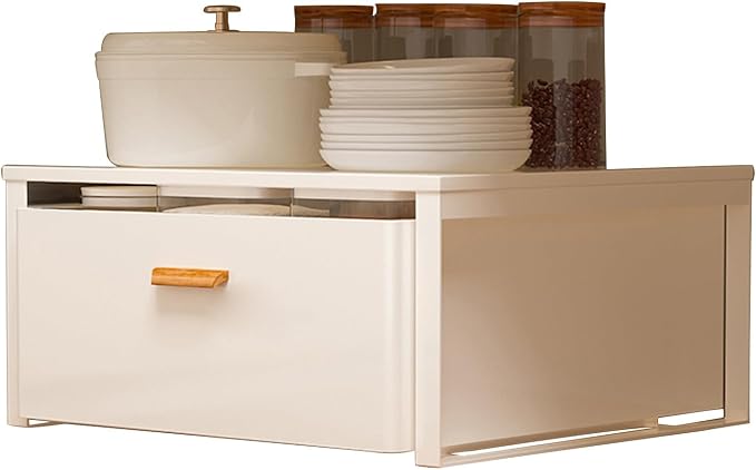 Pull Out Drawers for Cabinets Cabinet Extendable Basket Expandable Drawer Pull Out Drawer Drawer without Drilling Kitchen Organizer Steel Material for Kitchen Living Room Bedroom