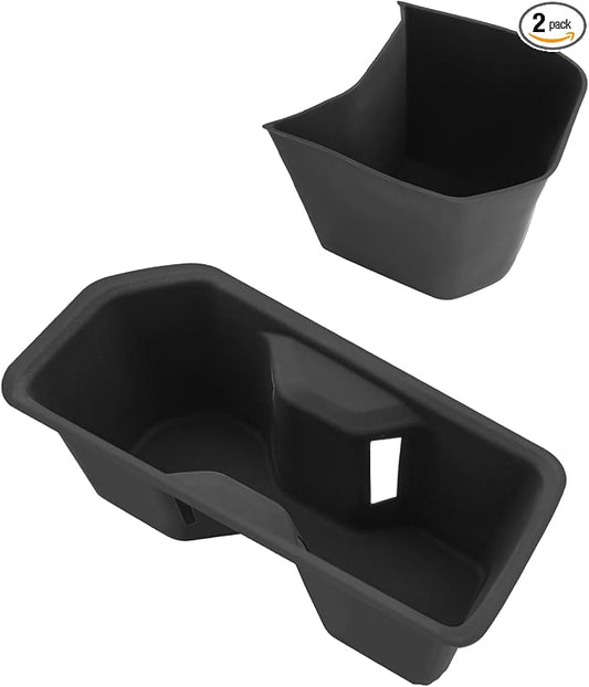 Center Console Storage Cup Holder for 2024 2025 2026 Toyota Grand Highlander/Grand Highlander Hybrid, 2025 2026 Toyota Grand Highlander Hybrid Accessories(2Pack)