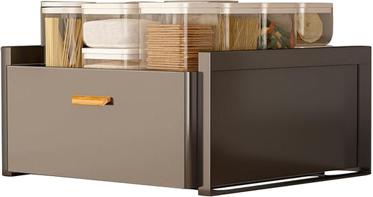 Pull Out Drawers for Cabinets Expandable Drawer Slide Out Cabinet Organizer Kitchen Extendable Drawers Storage Shelves for Kitchen Cabinets Extendable Pull Out Drawer