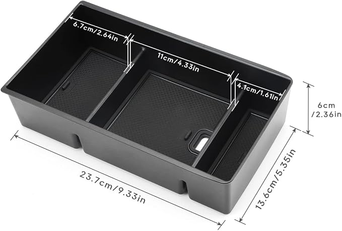 MARCHFA Center Console Organizer Tray Compatible for 2021 2022 2023 2024 2025 Toyota Venza Accessories Armrest Storage Box Insert Tray Organizer