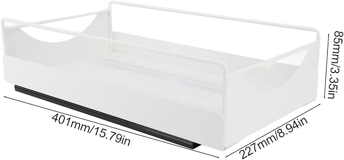 Pull Out Shelves Easy Installation Sliding Drawer Storage Shelves for Cabinets Pantry (Medium: Approx. 17.6x16.2x10cm / 6.93x6.38x3.94in)