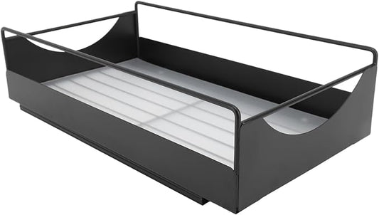 Pull Out Shelves Easy Installation Sliding Drawer Storage Shelves for Cabinets Pantry (Medium: Approx. 17.6x16.2x10cm / 6.93x6.38x3.94in)