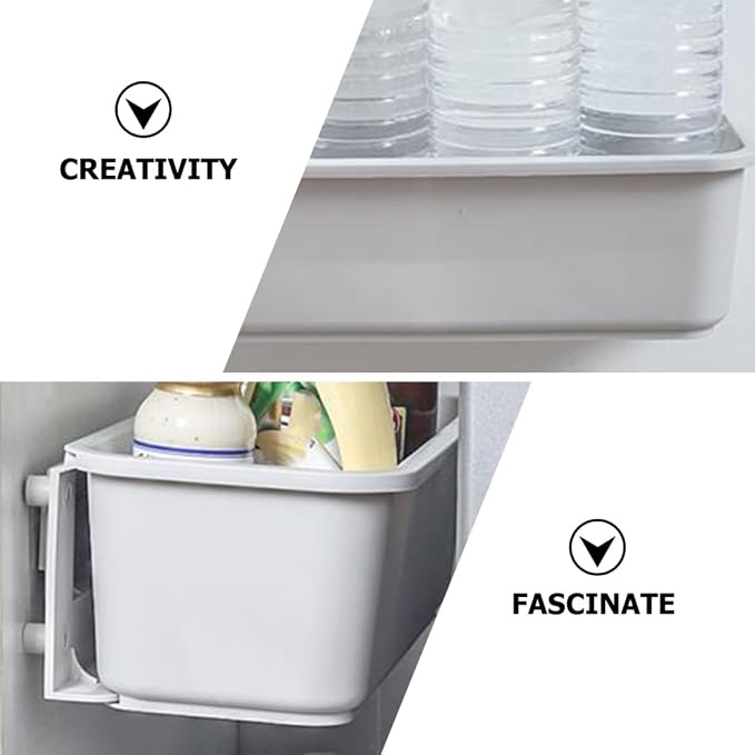 Ipetboom Cabinet Pull out Drawer Organizer Gray, Wall Mounted No-drill Kitchen Storage Box with Sliding Tray for Utensils and Silverware, Space-saving Pantry and Cabinet Organizer