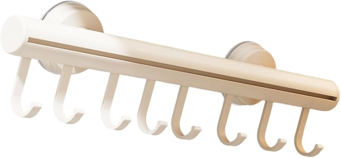 Suction Cup Mounted Drillless Pull Out Clothing Hanger for Home Wardrobes Storage Organizers Space Saving Design