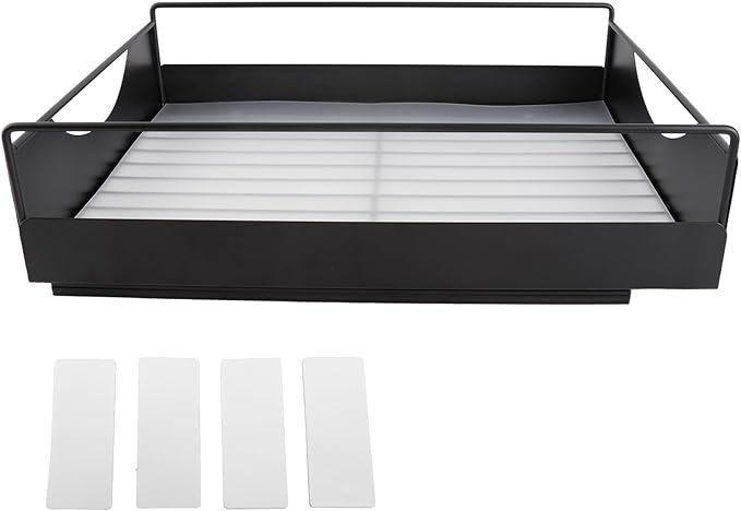 Pull Out Shelves Easy Installation Sliding Drawer Storage Shelves for Cabinets Pantry (L)