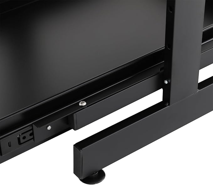 Pull Out Cabinet Organizer, Expandable Slide Out Shelves for Kitchen Cabinet (W 16"-24", H 18.5"-35.4"), No Drill 2-Tier Rolling Drawers, Slide Out Storage Rack for Pantry, Under Sink (Black)