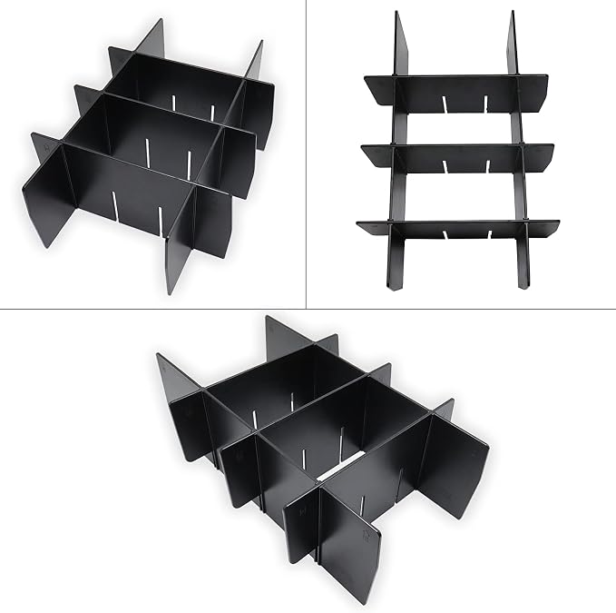 Center Console Organizer Divider for Ford F150 2021 2022 2023 2024 2025 Accessories Insert Armrest Interlock Secondary Storage Tray Box ABS Material