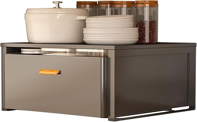Pull Out Drawers for Cabinets Cabinet Extendable Basket Expandable Drawer Pull Out Drawer Drawer without Drilling Kitchen Organizer Steel Material for Kitchen Living Room Bedroom
