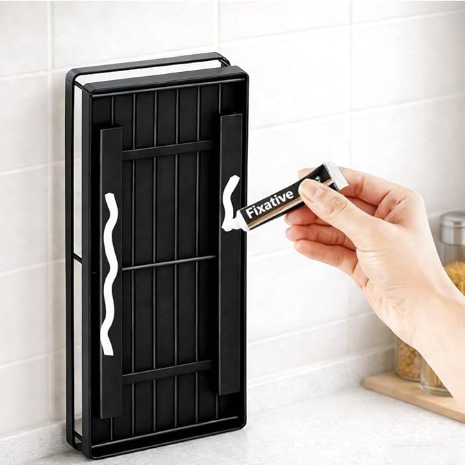 Pull Out Cabinet Organizer, Pull Out Drawers for Cabinets, No Drill Adhesive Slide Out Drawer, Kitchen Cabinet Organizer, Under Sink Organizer, Cabinet Pull Out Shelf, Heavy Duty Metal Basket