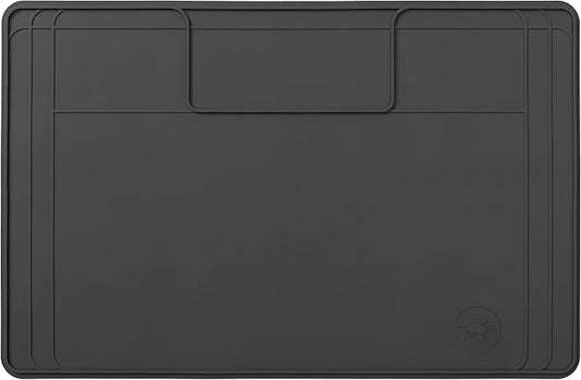 The Original Under Sink Mat - Silicone Waterproof mat, Trimmable, Easy to Clean, Kitchen cabinet liner, Under sink protector mats, Drip Tray with Lip - 34" x 22" or smaller