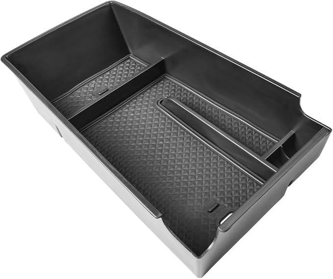 HGWEI Center Console Organizer Compatible with 2021 2022 2023 2024 2025 2026 Kia K5 DL3 GT Line Interior Accessories, ABS Insert Tray Armrest Storage Box, Black
