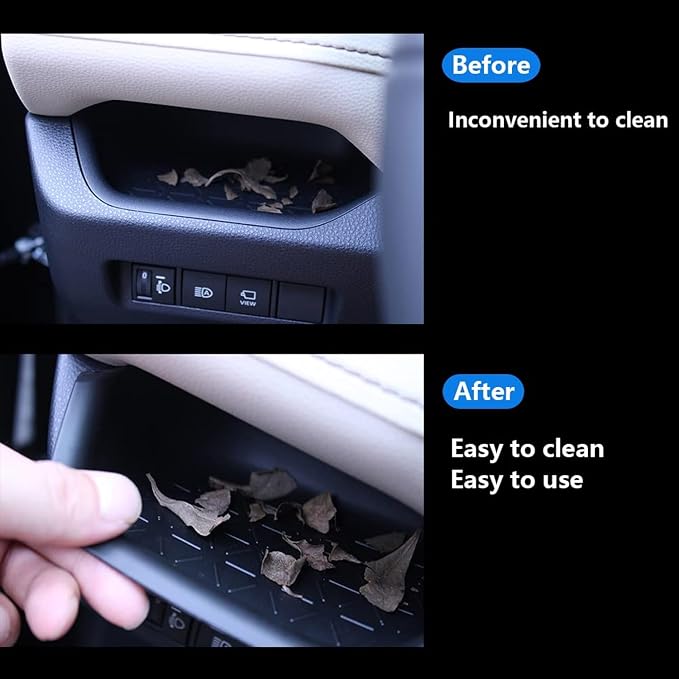 for RAV4 Driver Storage Box Organizer Mat Driver's Interior Insert Tray Center Console Organizer Tray Compatible with Toyota RAV4 2023 Accessories 2022 2021 2020 2019 - Non-Slip Anti-Dust
