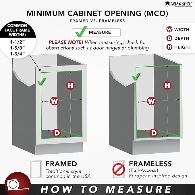Rev-A-Shelf Tip-Out Sink Front Tray and Organizer with Hinges for 21 1/4" W Sink Base Cabinet Opening, Stainless Steel, 6541-19-52