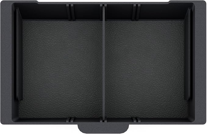 TWRAPS Slidable Armrest Organizer for Rivian R1T & Rivian R1S, Moving Tray Storage Box Insert, Made for the Center Console Area Under the Armrest, R1 Accessory R1 2021-2026