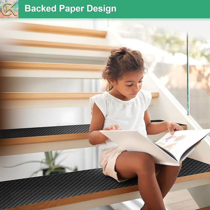 Self-Adhesive Shelf Liner Kitchen Liner, Waterproof Backed Paper Easy Peel and Stick Contact Liner Without Residue for Decor Your Desk Surface, Kitchen Countertops (Black, 17.5 x 393.7 inches)