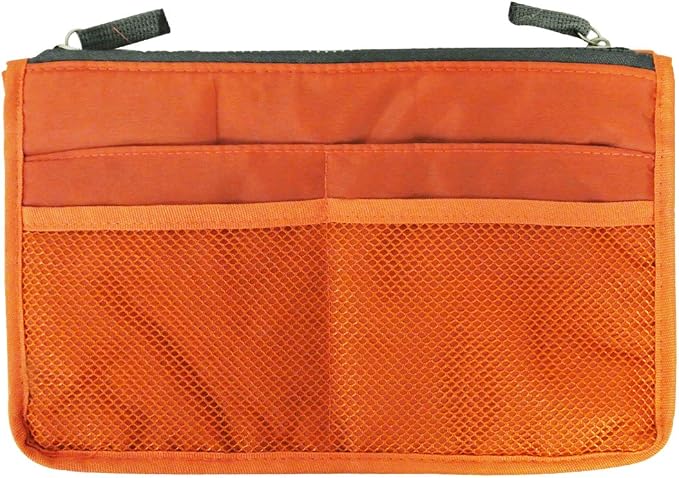 Wrapables® Unisex Bag Insert Organizer, Travel Bag Organizer - Coral