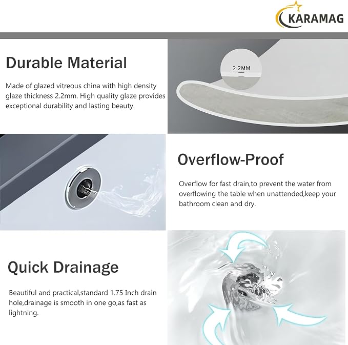 14 Inch Undermount Bathroom Sink Rectangle Small Undermount Sink White Ceramic Under Counter Bathroom Sinks with Overflow (14.0"x12.5")