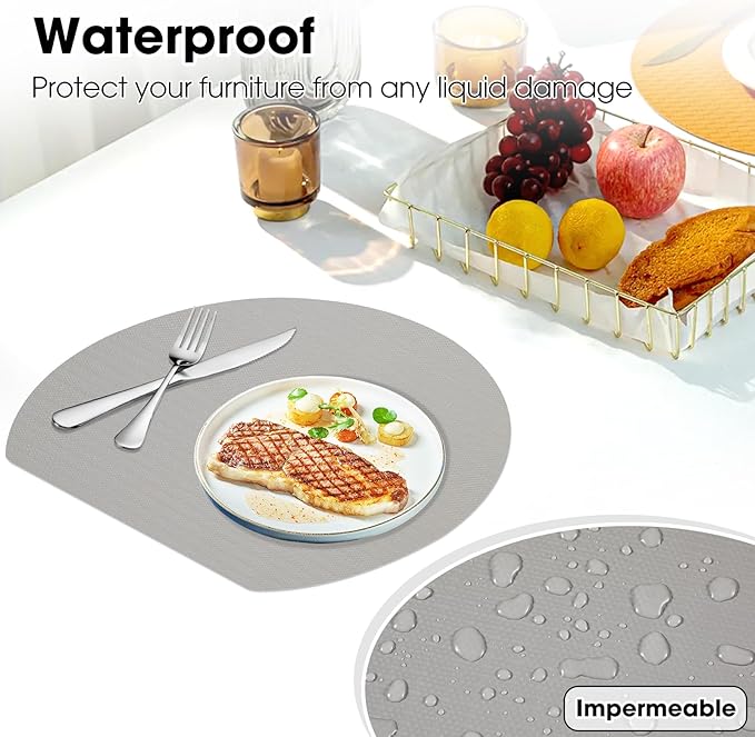 Drawer and Shelf Liner, Non-Slip Kitchen Cabinet Liners Non-Adhesive Thick Strong Grip Waterproof Washable Mats Protect Dresser Shelves Cupboard Bathroom Cabinets, Light Gray, 12 in X 20 FT