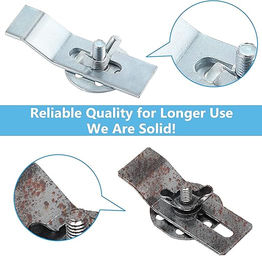 Enhon Undermount Sink Clips Kit 24 Pack, Sink Mounting Brackets, Heavy Duty Installation Hardware Fasteners for Kitchen Bathroom Countertop Vanity Sinks