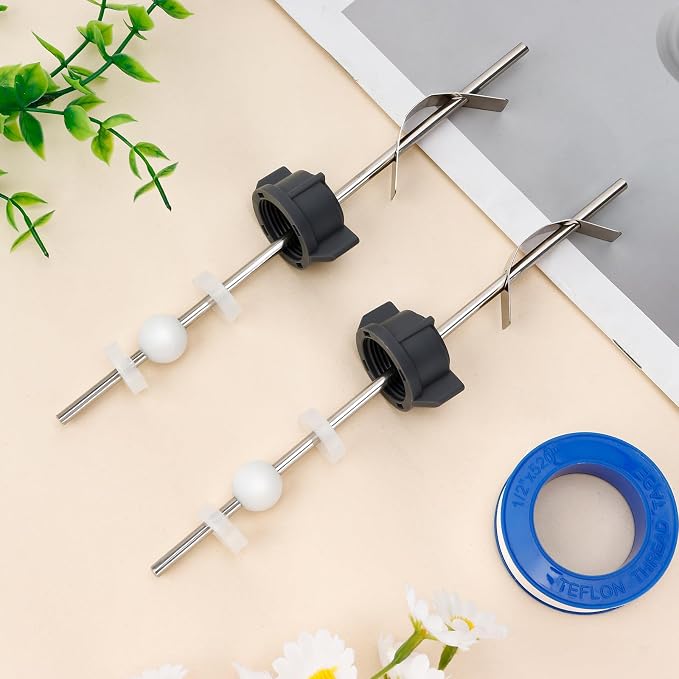 Lavatory Pop Up Center Piece Assembly, Pop-Up Drain Repair Kit, Compatible with Moen, Kohler with 15MM Ball, Long Rod, Bathroom Sink Pivot Rod Replacement Parts
