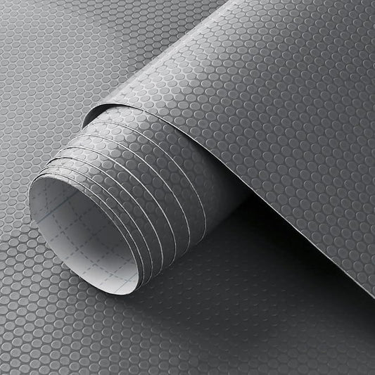 WochiTV Adhesive Shelf Liner 11.8 X 120 Inches Peel and Stick Kitchen Liner for Cabinets, Drawers Removable Protector Mat Waterproof Contact Covering for Dresser Pantry Countertops Shelves, Gray