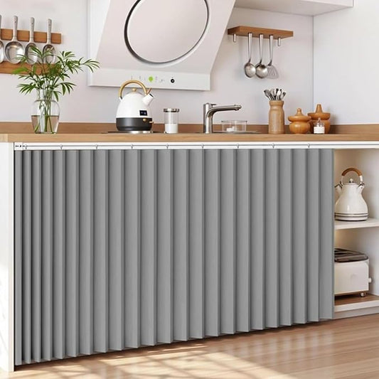 Under Sink Cabinet Organizers, Magnetic No-Drill Adhesive Tracks for Kitchen, Pantry, RV & Laundry Room - Space-Saving Storage Solutions for Cabinets