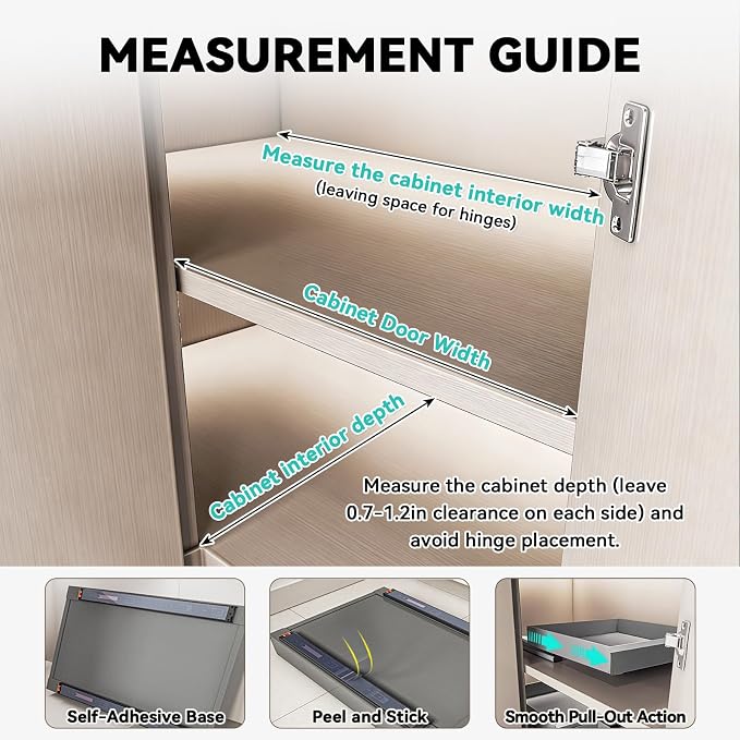 Blind Corner Cabinet Pull Out Organizer, Slide Out Kitchen Cabinet Organizer, Space Aluminum Pullout Shelves for Corner Cabinet, Under Sink Pull Out Storage for Pots and Pans